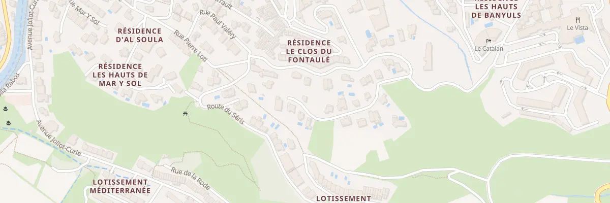 Plan du 9001 Le Fontaule à Banyuls-sur-Mer