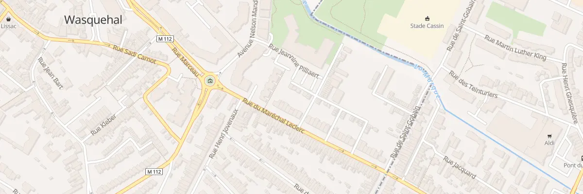 Plan du 9 Rue du Maréchal Leclerc à Wasquehal
