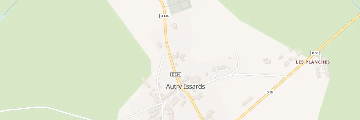 Plan du 5006 Le Bourg à Autry-Issards