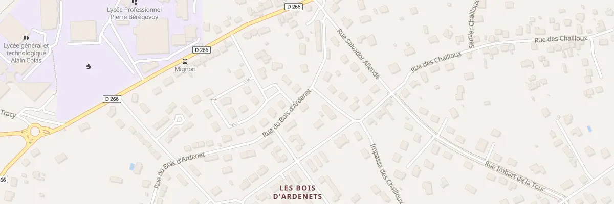 Plan du 38 Rue du Bois d’Ardenet à Nevers