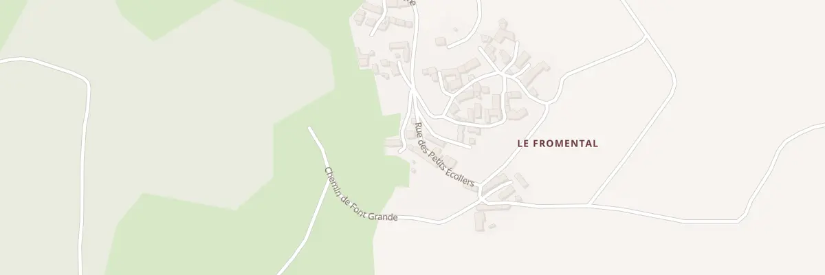 Plan du 5068 Le Fromental à Rentières