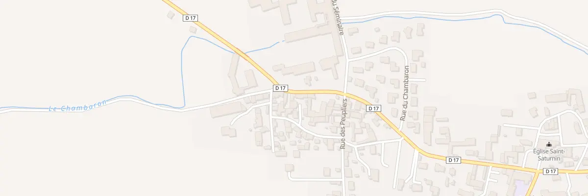 Plan du 33 Rue de l’Europe à Chambaron sur Morge