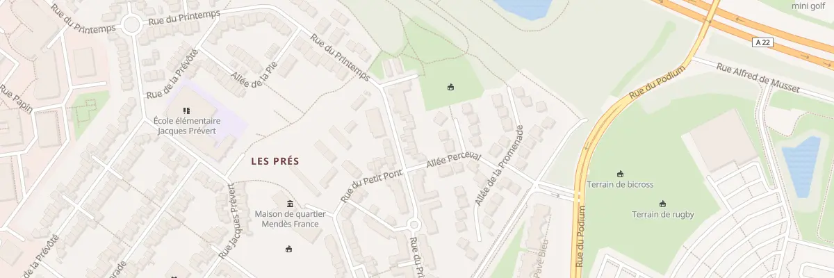 Plan du 52 Rue du Printemps à Villeneuve-d’Ascq
