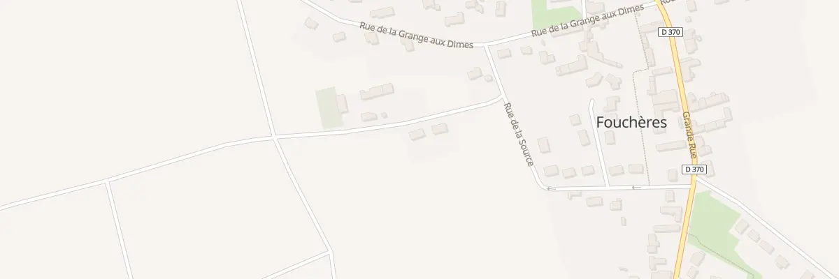 Plan du 3 Rue du Chapeau Rouge à Fouchères