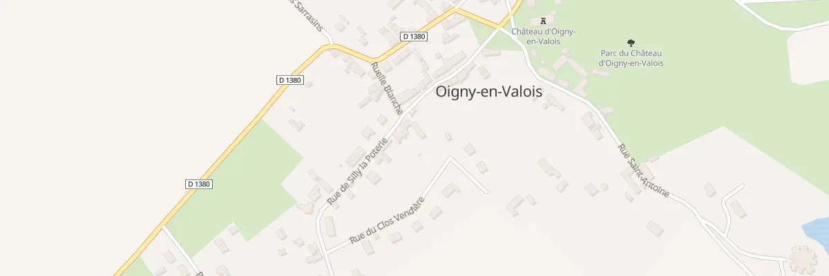 Plan du 1 Rue de Silly la Poterie à Oigny-en-Valois