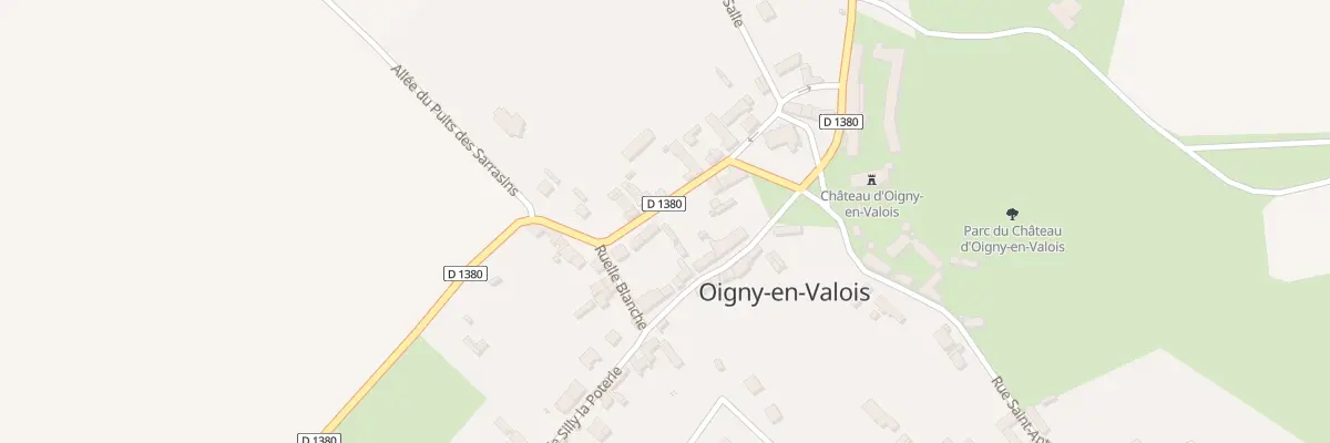 Plan du 3 Rue des Bourgeois à Oigny-en-Valois
