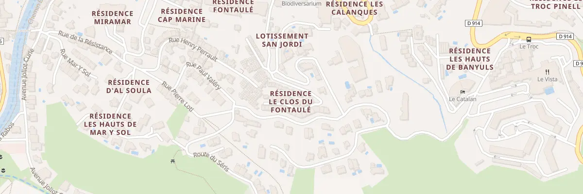 Plan du 9001 Res Le Clos de Fontaule à Banyuls-sur-Mer