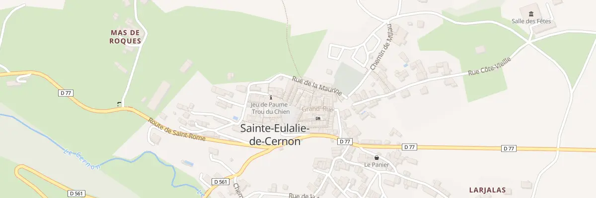 Plan du 1 Rue de Marinou à Sainte-Eulalie-de-Cernon