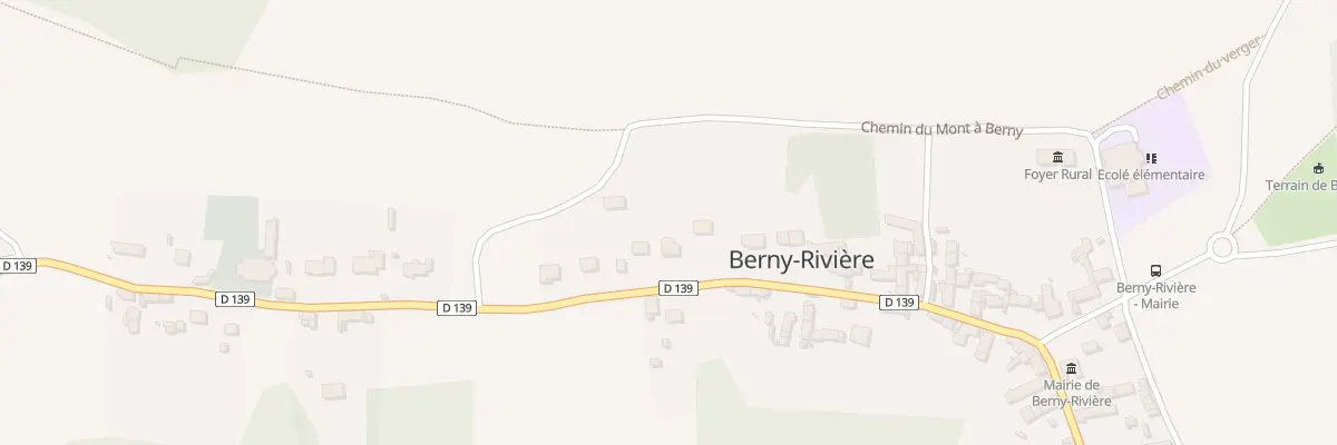 Plan du 38 Rue du Pont Araby à Berny-Rivière