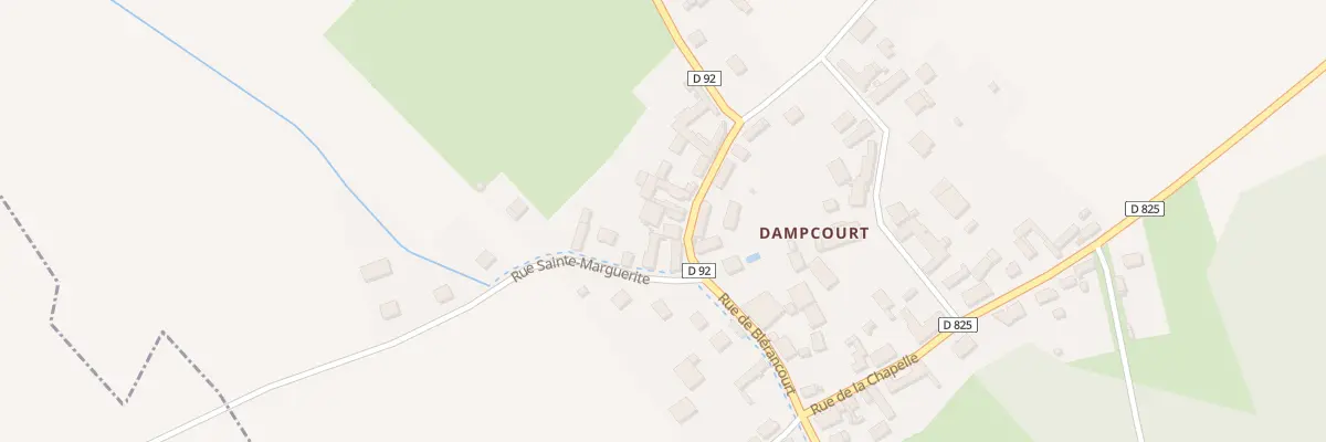 Plan du 9 Rue de Blérancourt à Marest-Dampcourt
