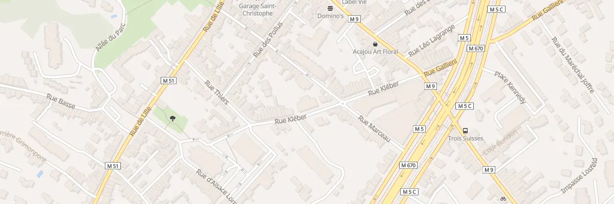 Plan du 46 Rue Marceau à Mouvaux