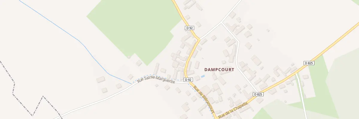 Plan du 11 Rue de Blérancourt à Marest-Dampcourt