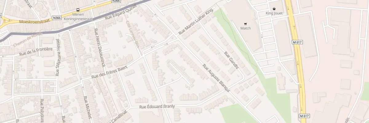 Plan du 23 Rue Auguste Blanqui à Halluin