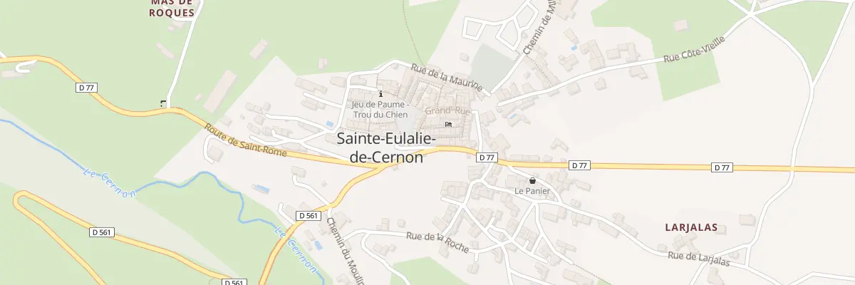 Plan du 7 Pl Pousaranquette à Sainte-Eulalie-de-Cernon