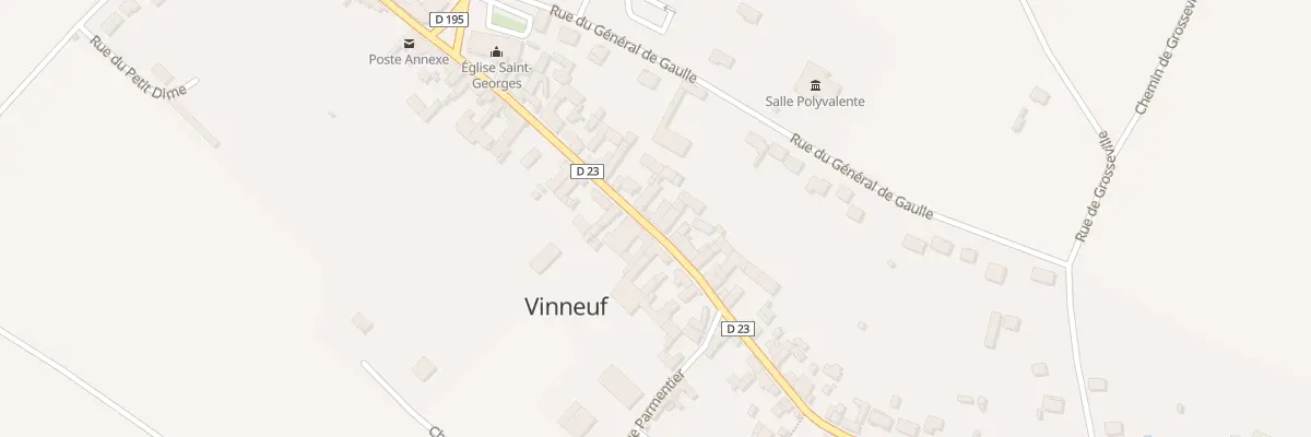 Plan du 21 Rue Victor Hugo à Vinneuf
