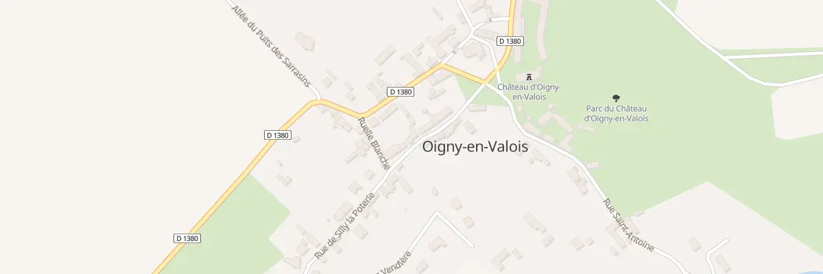 Plan du 10 Rue Principale à Oigny-en-Valois