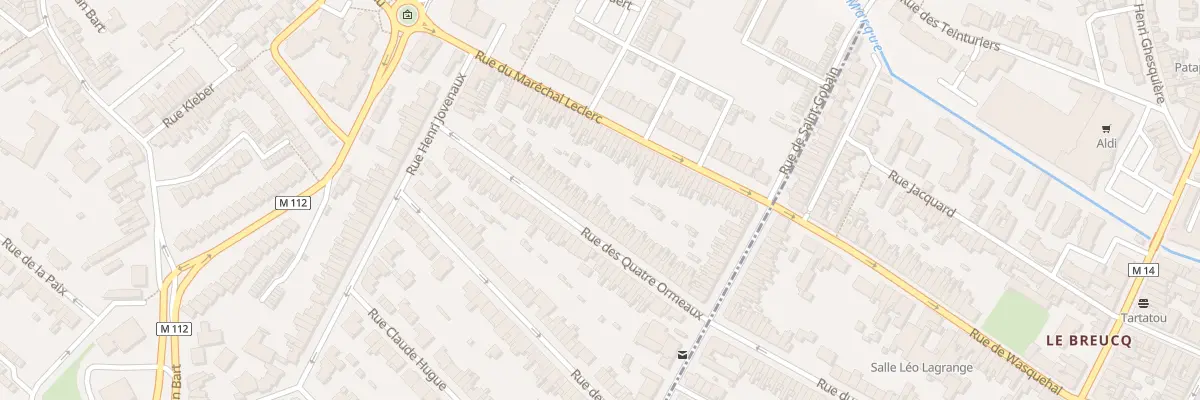 Plan du 39 Rue des Quatre Ormeaux à Wasquehal