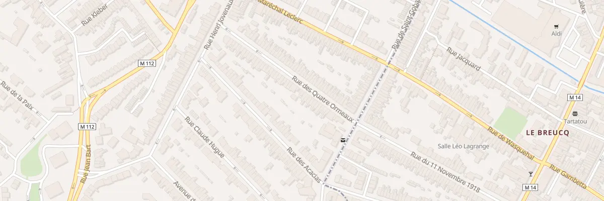 Plan du 58 Rue des Quatre Ormeaux à Wasquehal