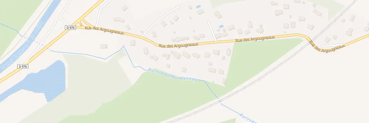 Plan du 34 Rue des Argougneaux à Challuy