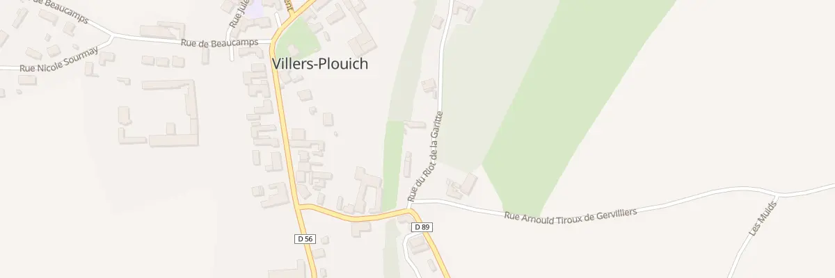 Plan du 3 Rue de la Garitte à Villers-Plouich