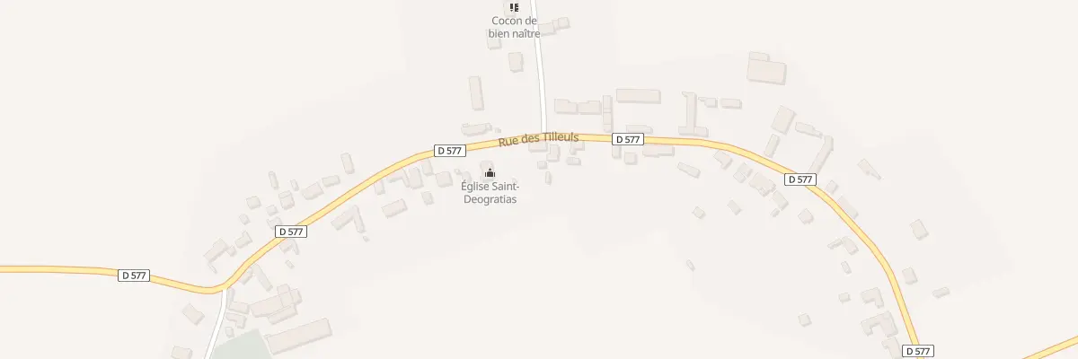 Plan du 28 Rue des Tilleuls à Vendelles