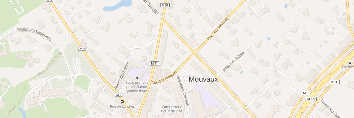 Plan du 21 Rue Guy Moquet à Mouvaux