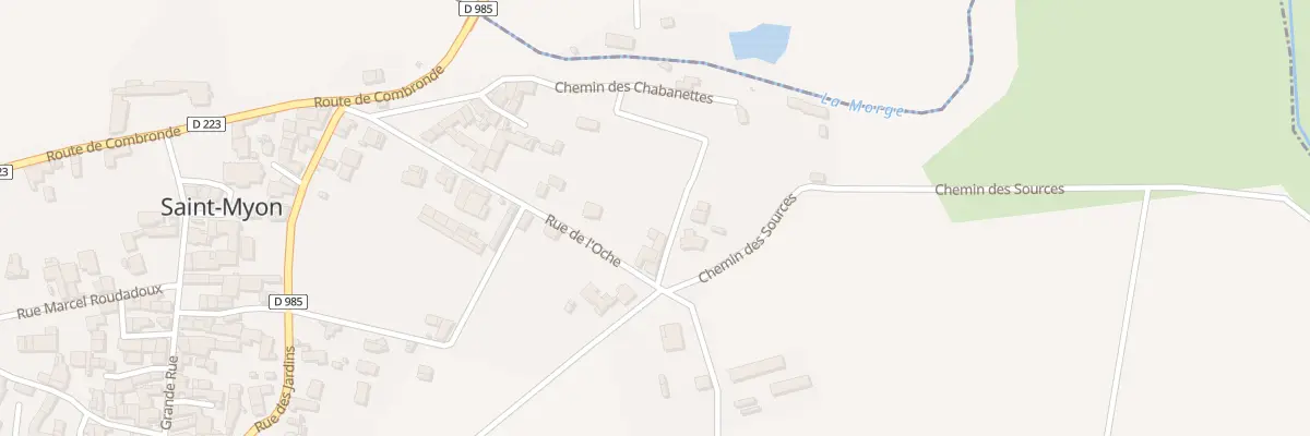 Plan du 1 Chem des Sources à Malauzat