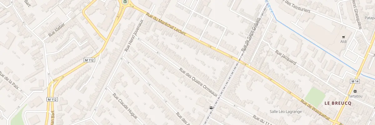 Plan du 43 Rue des Quatre Ormeaux à Wasquehal