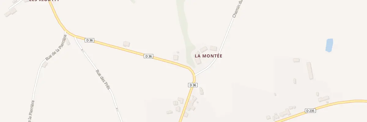 Plan du 5292 La Montee au Theil