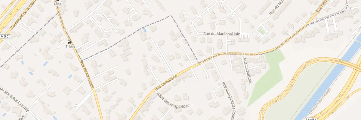 Plan du 23 Rue Lamartine à Wasquehal