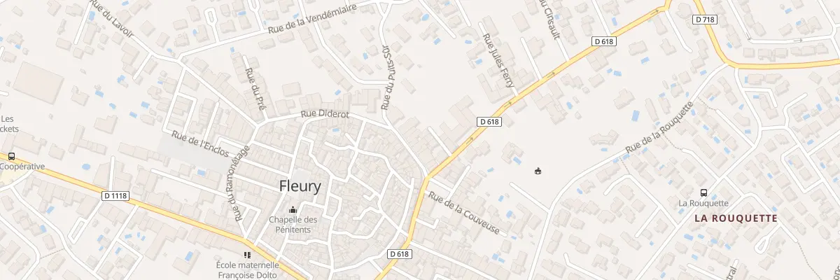 Plan du 12 Rue du Puits-Sûr à Fleury
