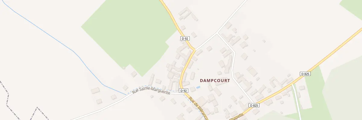 Plan du 13 Rue de Blérancourt à Marest-Dampcourt