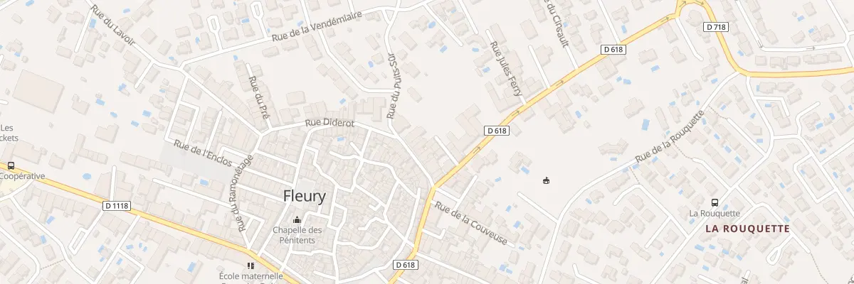 Plan du 14 Rue du Puits-Sûr à Fleury