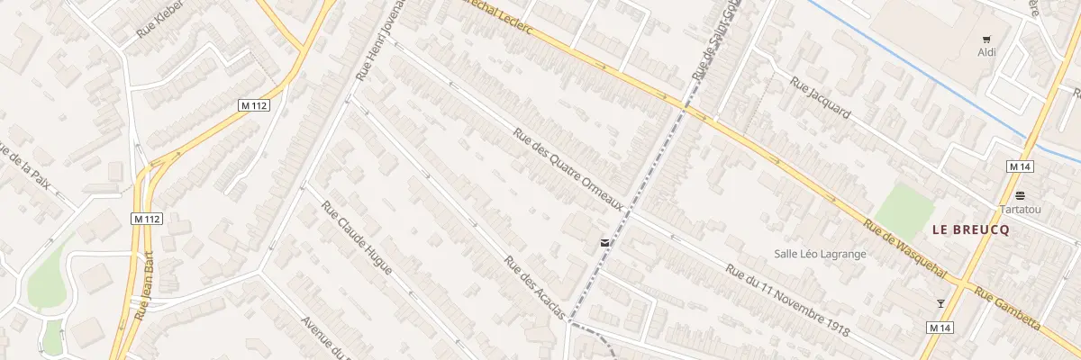 Plan du 62 Rue des Quatre Ormeaux à Wasquehal