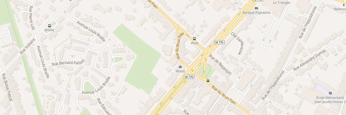 Plan du 263 Rue du Brun Pain à Tourcoing