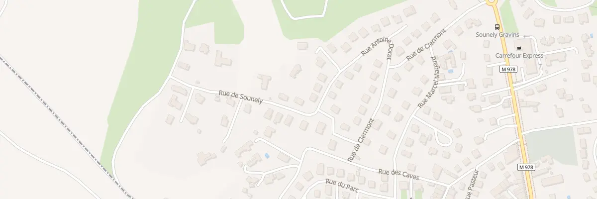 Plan du 6 Rue de Sounely à Pérignat-lès-Sarliève