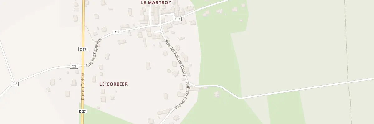 Plan du 76 Le Martroy à Chailly-en-Brie