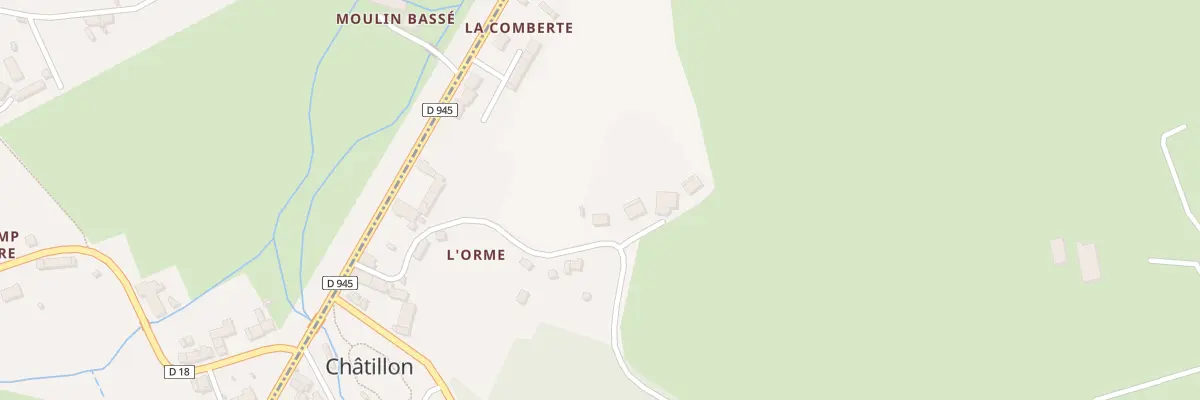 Plan du 7 Chem de l’Orme à Châtillon