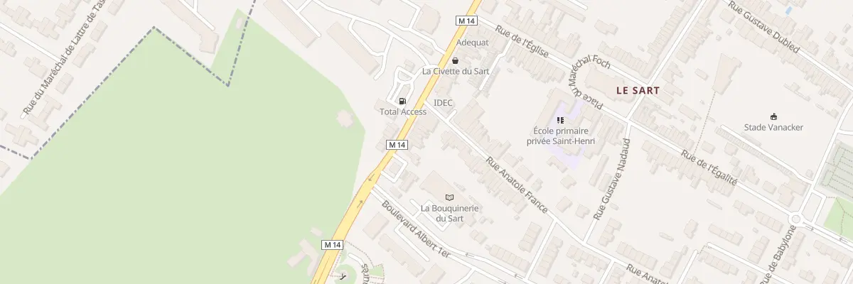 Plan du 84 Rue Jean Jaures à Villeneuve-d’Ascq