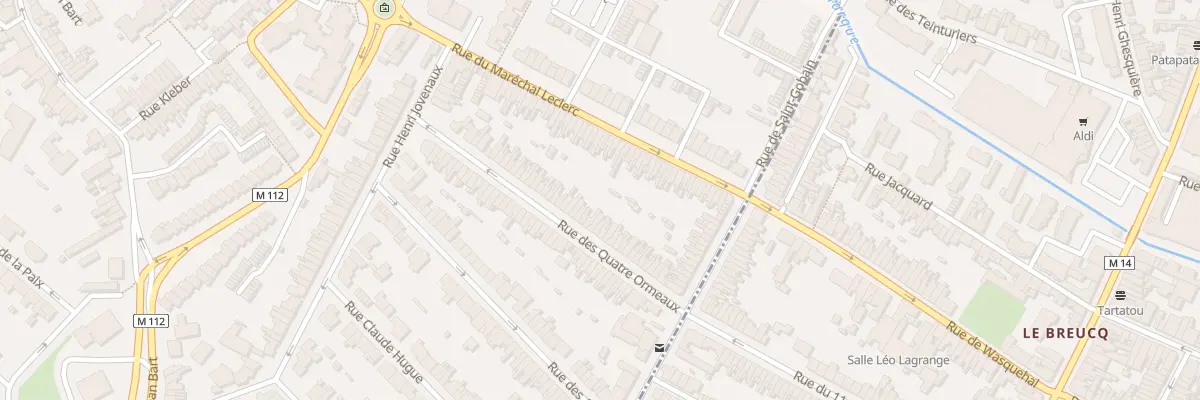 Plan du 47 Rue des Quatre Ormeaux à Wasquehal