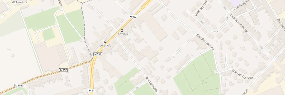 Plan du 21 Rue Lorthiois à Mouvaux