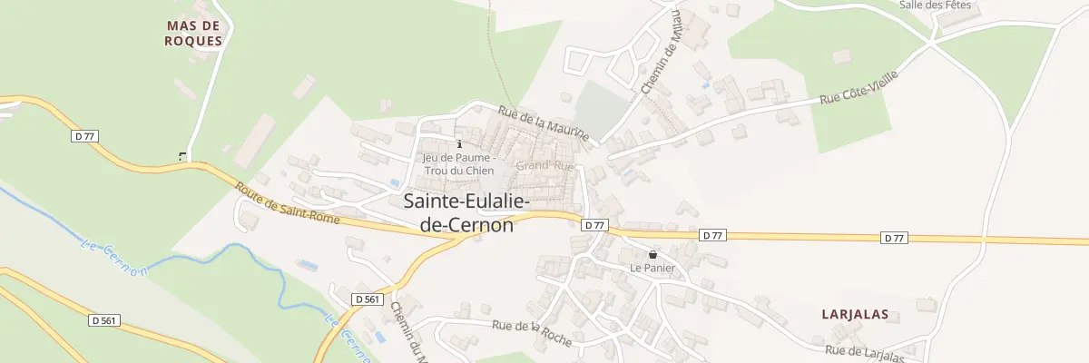 Plan du 2 Rue Maria Grimal à Sainte-Eulalie-de-Cernon