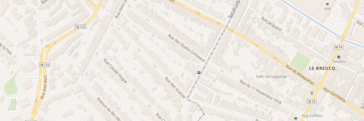 Plan du 72 Rue des Quatre Ormeaux à Wasquehal