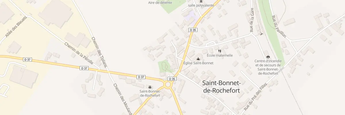 Plan du 11 Av de la Mairie à Saint-Bonnet-de-Rochefort