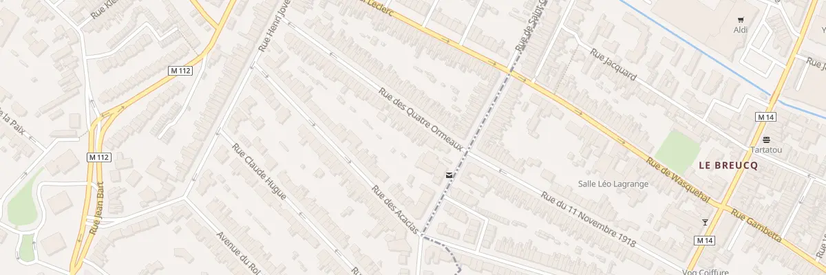 Plan du 70 Rue des Quatre Ormeaux à Wasquehal