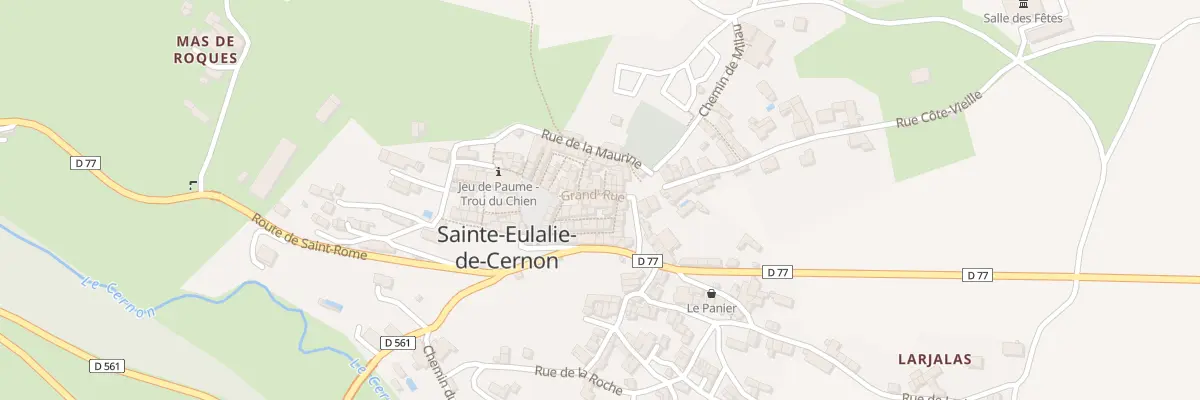 Plan du 5 Rue Grand Rue à Sainte-Eulalie-de-Cernon