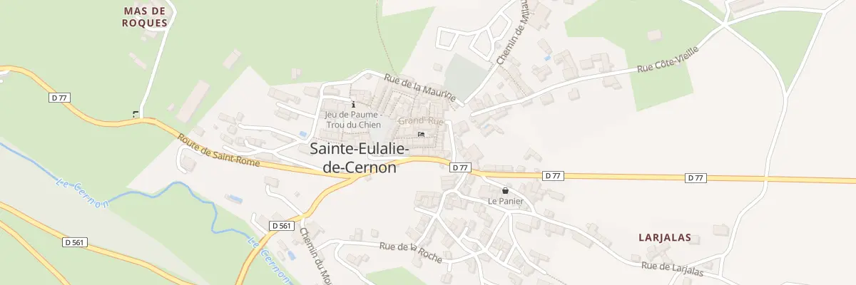 Plan du 3 Rue Maria Grimal à Sainte-Eulalie-de-Cernon