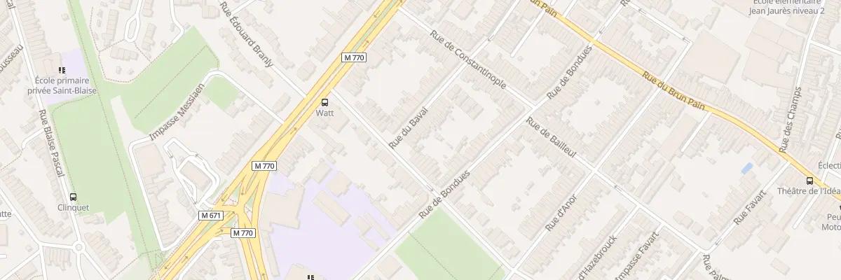 Plan du 53 Rue de Bavai à Tourcoing