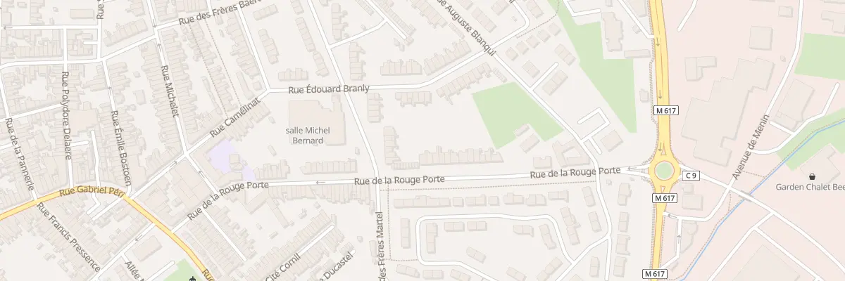 Plan du 35 Rue de la Rouge Porte à Halluin