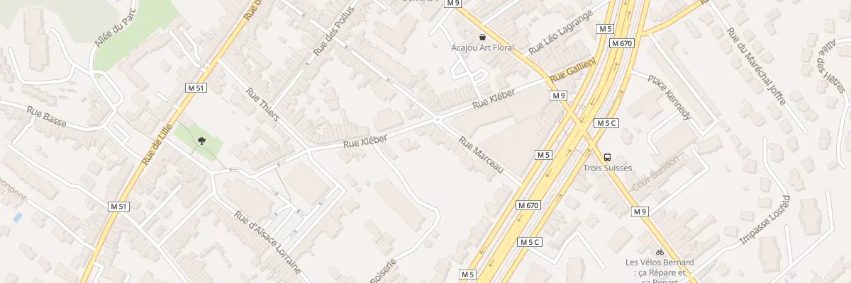 Plan du 58 Rue Marceau à Mouvaux